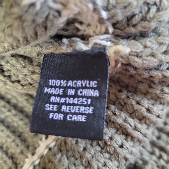 Moon & Madison Cropped Knit Sweater Stripes Green M - Picture 7 of 11